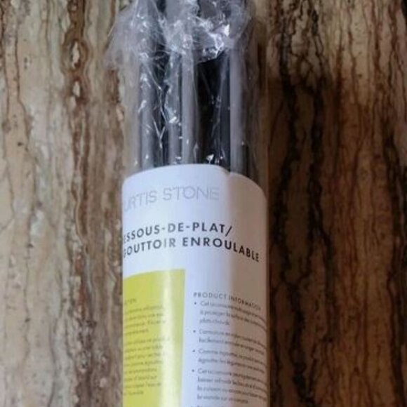 Curtis Stone Roll Up Drying Rack Trivet Gray NEW - Picture 3 of 4